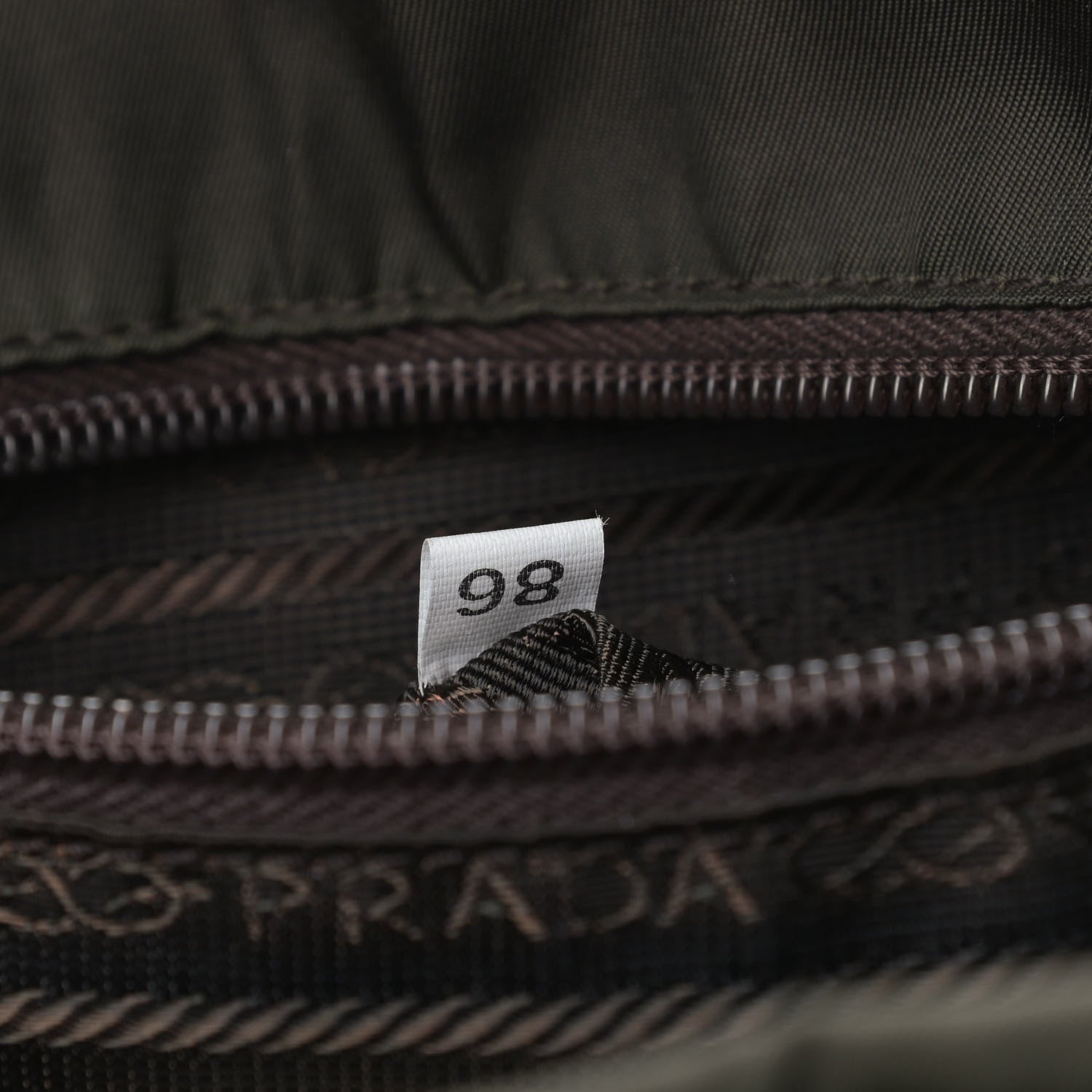 Prada Tessuto Nylon Soft Calfskin Shopping Tote Ebano 6 of 10