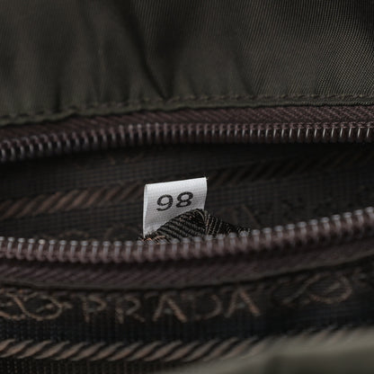 Prada Tessuto Nylon Soft Calfskin Shopping Tote Ebano 6 of 10
