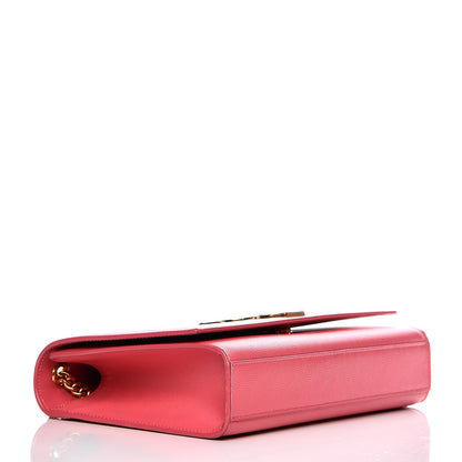 Saint Laurent Grain De Poudre Medium Classic Monogram Kate Satchel Rose Clair 4 of 13