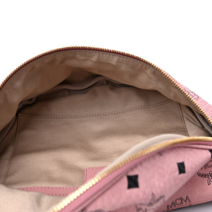 MCM Visetos Medium Fursten Belt Bag Pink 5 of 9