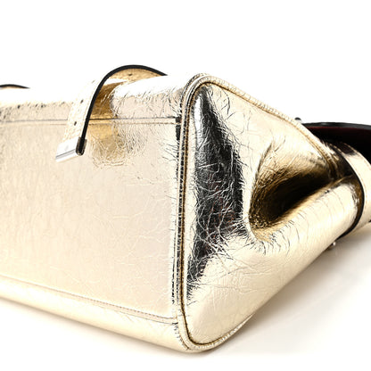 Mulberry Metallic Crinkled Calfskin Medium Alexa Gold 10 of 10
