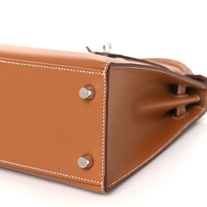 Hermes Epsom Kelly Sellier 25 Gold 10 of 10