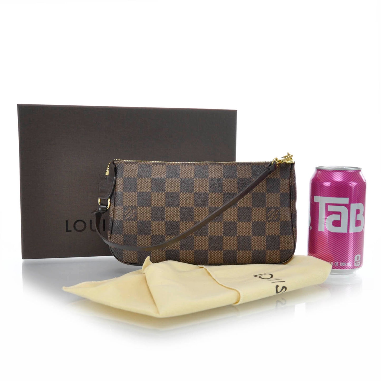 Damier Ebene Pochette Accessories Bag