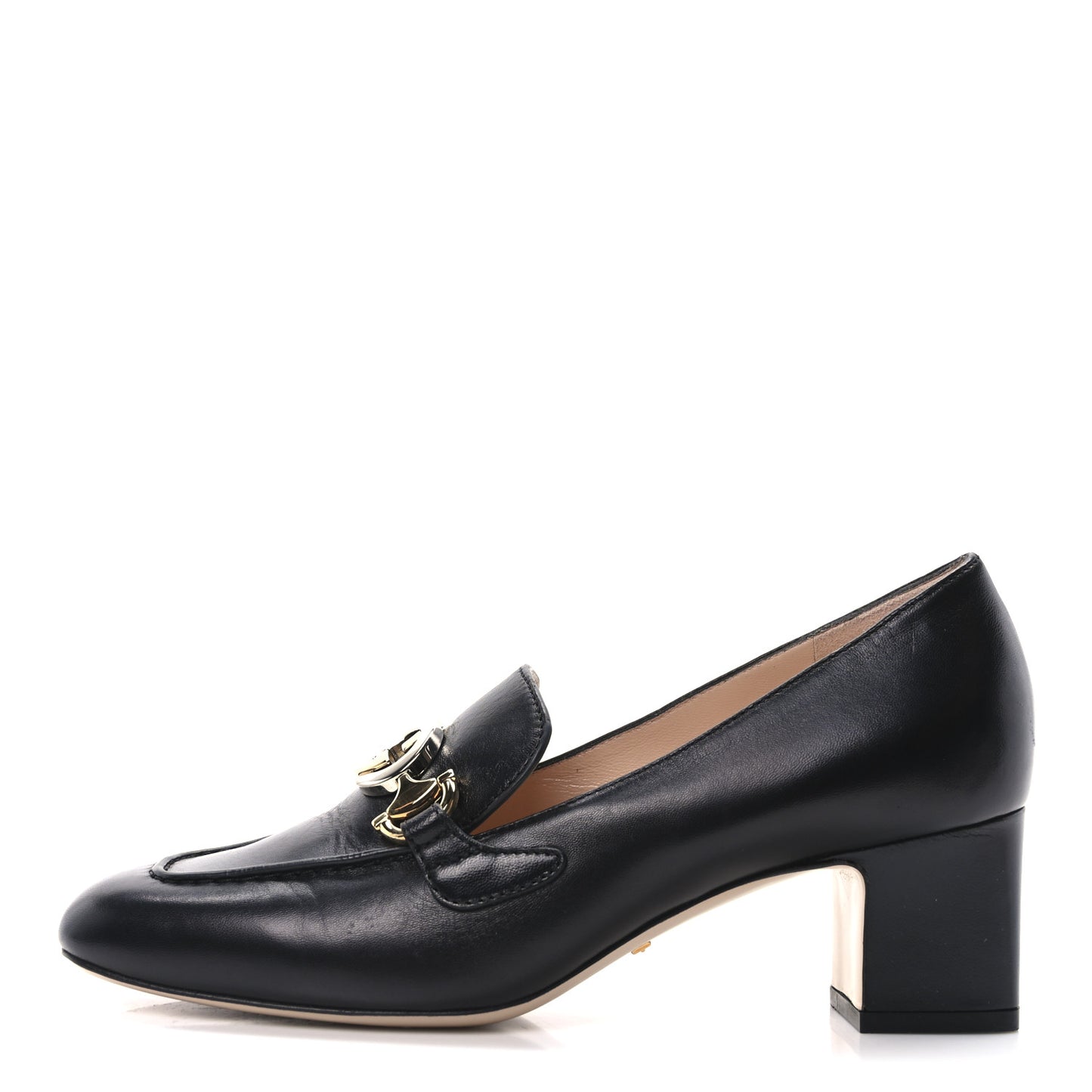 Malaga Kid Zumi Mid Heel Loafers 37 Black