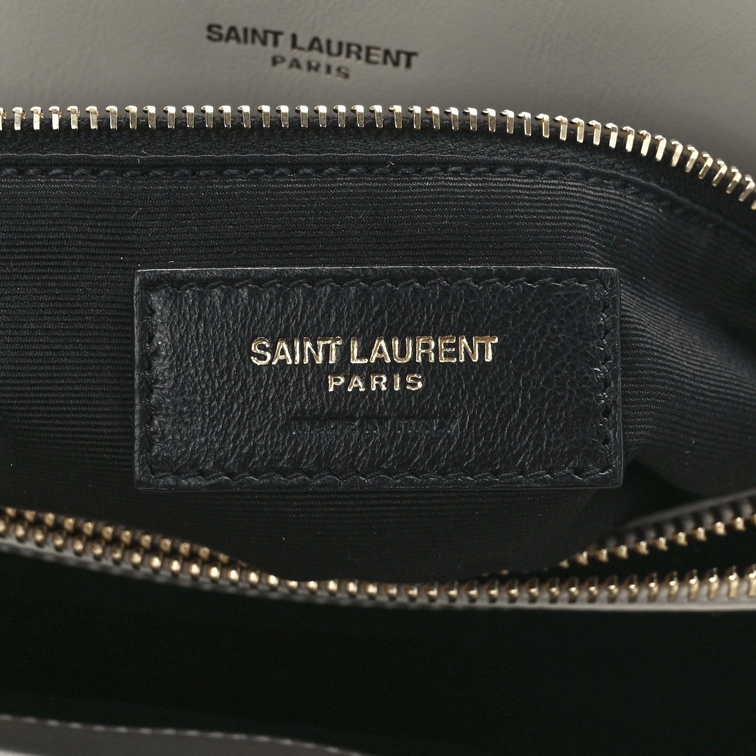 Saint Laurent Calfskin Y Quilted Monogram Medium Loulou Chain Satchel Blanc Vintage 7 of 12