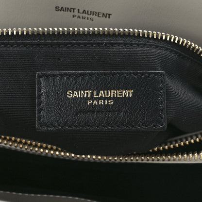 Saint Laurent Calfskin Y Quilted Monogram Medium Loulou Chain Satchel Blanc Vintage 7 of 12
