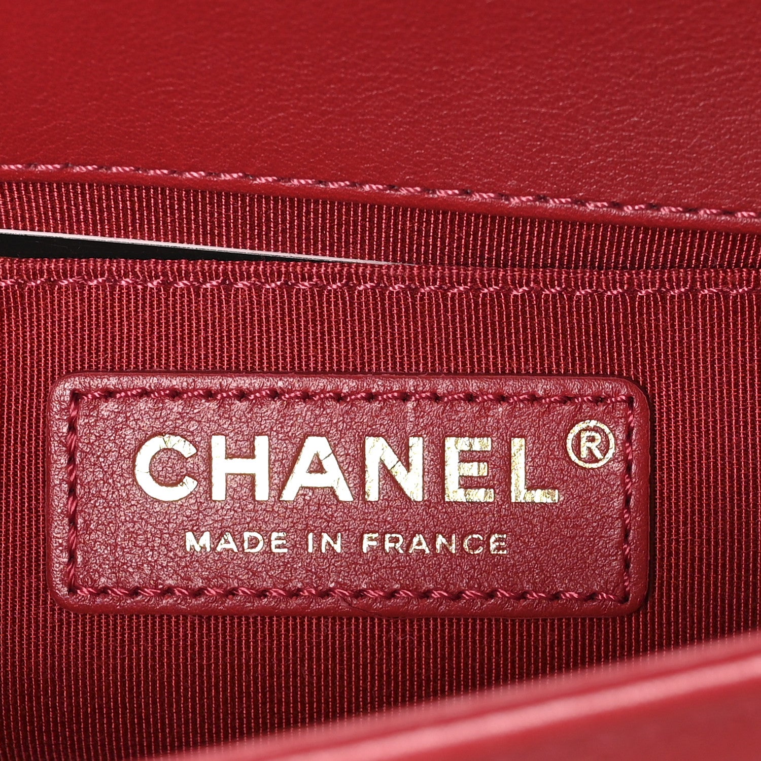 Chanel Calfskin Quilted Small Boy Logo Top Handle Flap Red 6 of 10