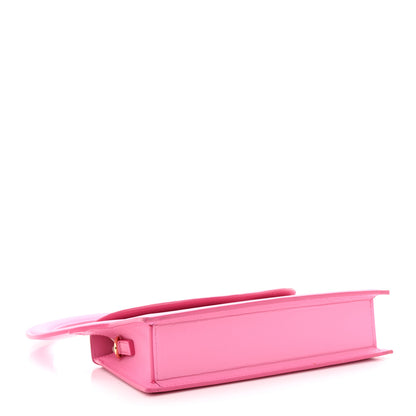 Jacquemus Smooth Calfskin Le Sac Rond Pink 4 of 9