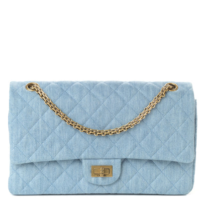 Chanel Denim Quilted 2.55 Reissue 226 Flap Light Blue 1 of 10