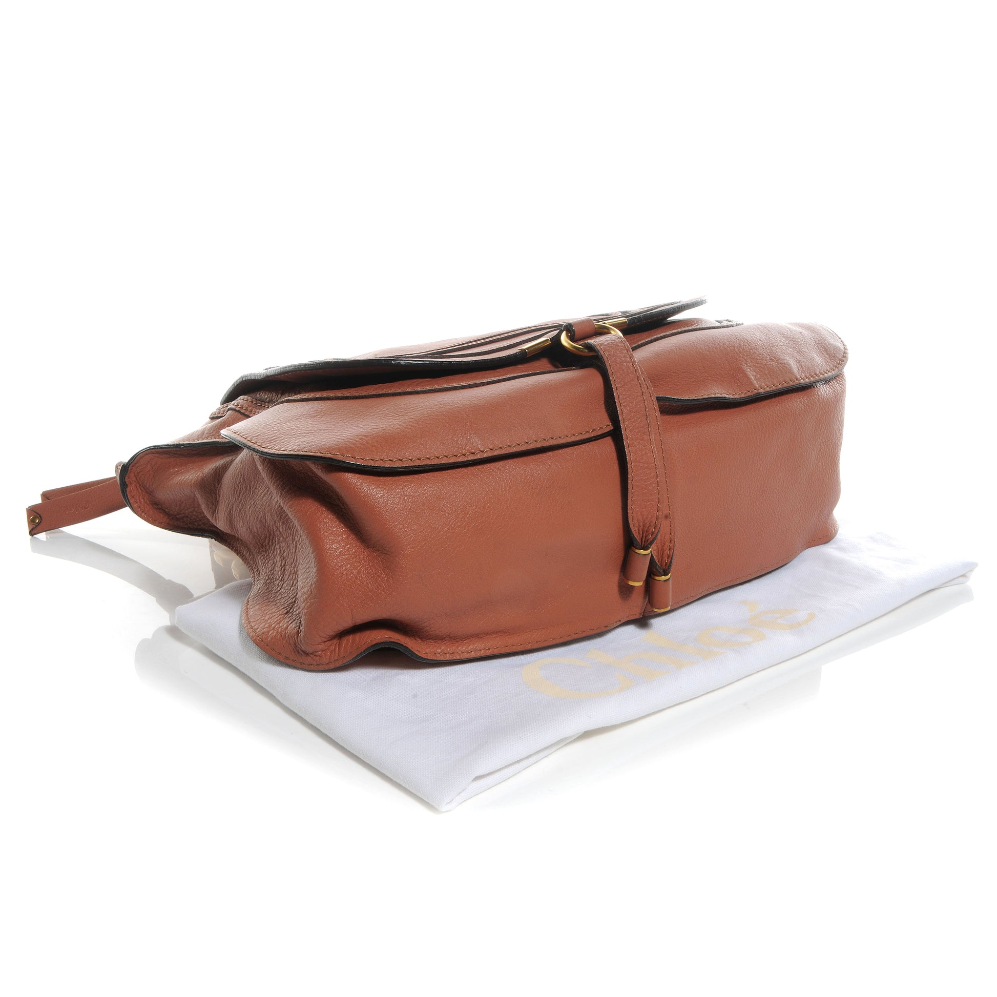 Chloe Calfskin Medium Marcie Satchel Clay 3 of 10
