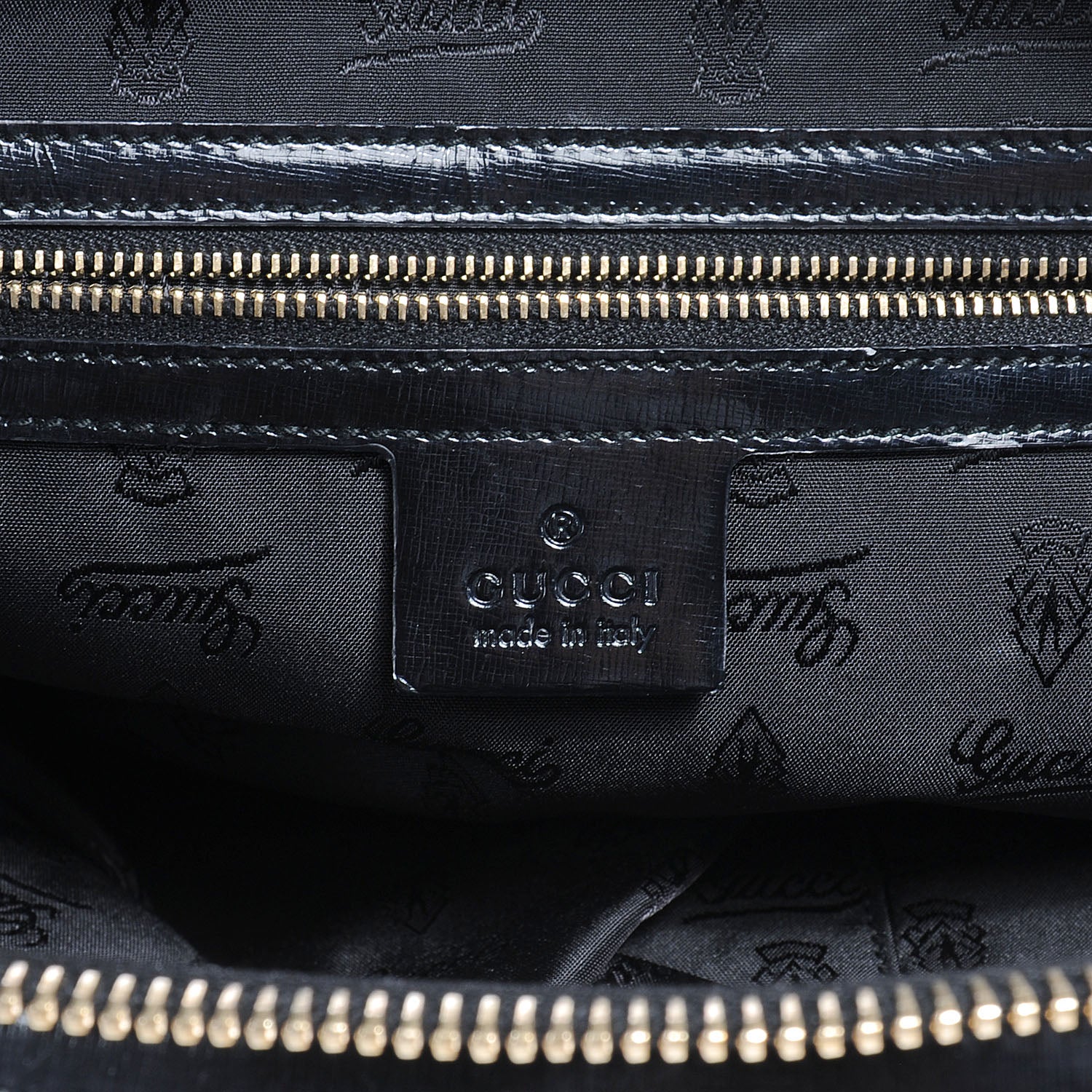 Gucci Dialux Pop Bamboo Top Handle Tote Black 6 of 7