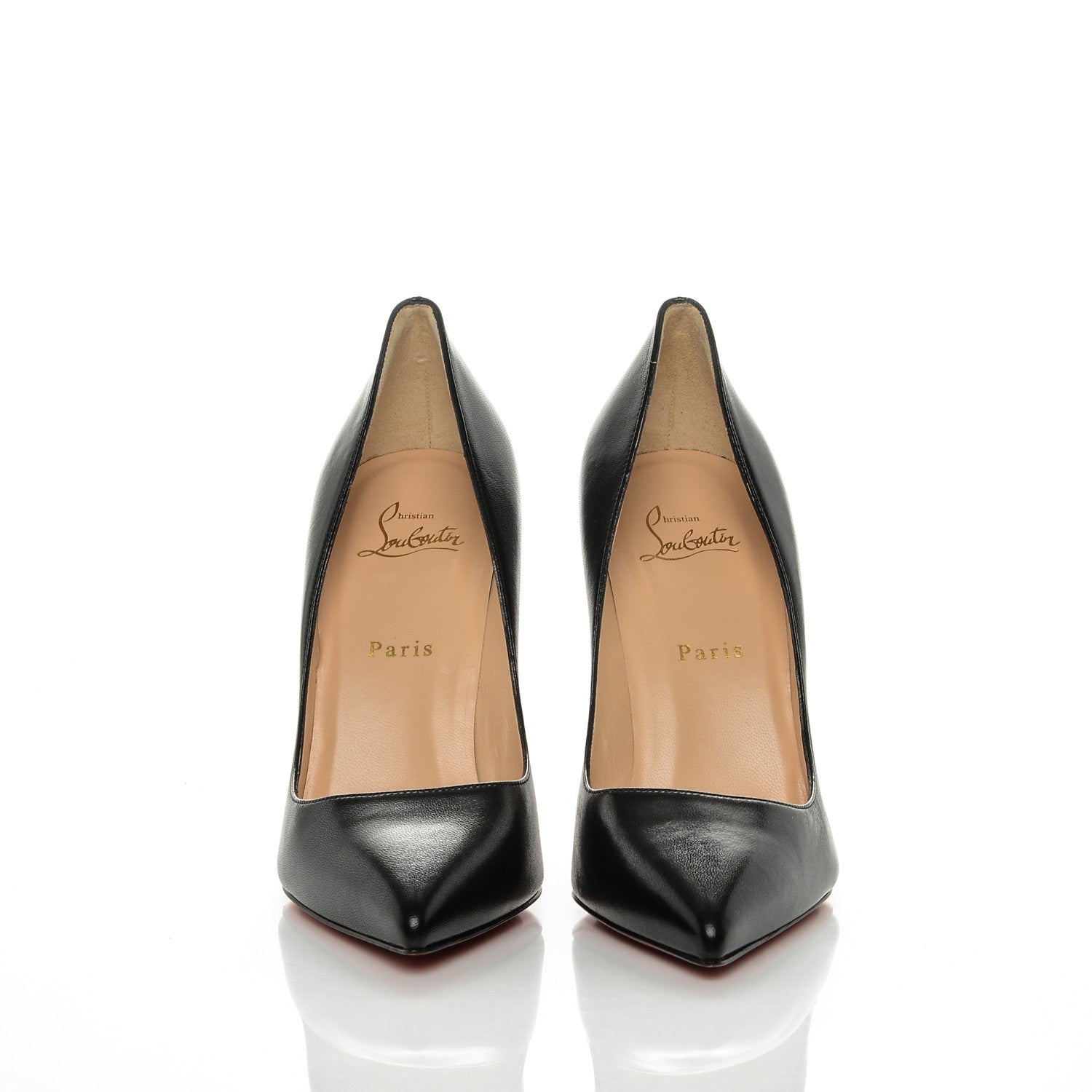 Christian Louboutin Shiny Nappa Pigalle 100 Pumps 39.5 Black 2 of 7