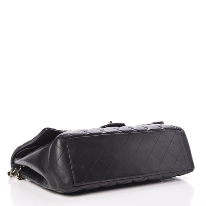 Chanel Lambskin Quilted Maxi Double Flap Black 4 of 13