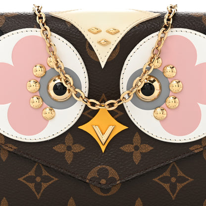 Louis Vuitton Monogram Lovely Birds Pochette Felicie Chain Wallet 9 of 11