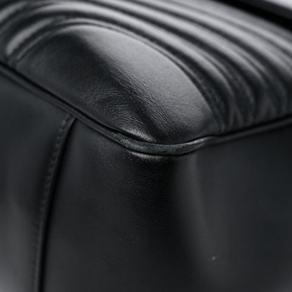 Gucci Calfskin Matelasse Large GG Marmont Shoulder Bag Black 9 of 16