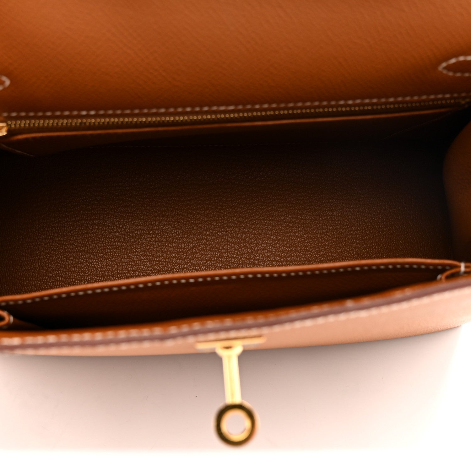 Hermes Epsom Kelly Sellier 25 Gold 5 of 11