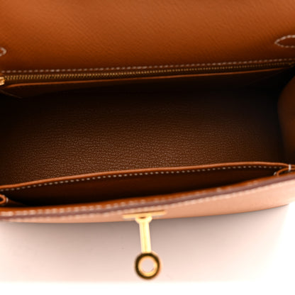 Hermes Epsom Kelly Sellier 25 Gold 5 of 11