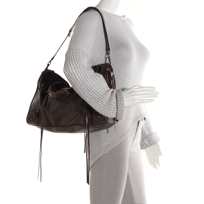 Balenciaga Agneau Classic Hardware City Cigare Fonce 2 of 17