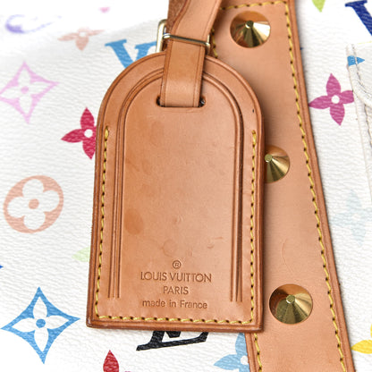 Louis Vuitton Monogram Multicolor Keepall 45 White 7 of 28