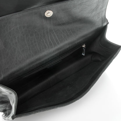 Chanel Washed Lambskin Maxi Take Away Flap Bag Black 5 of 8