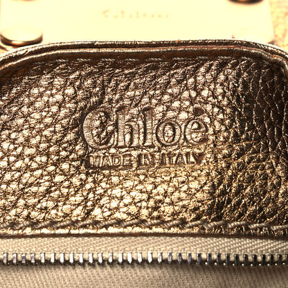 Chloe Metallic Calfskin Medium Paddington Satchel Gold 6 of 9