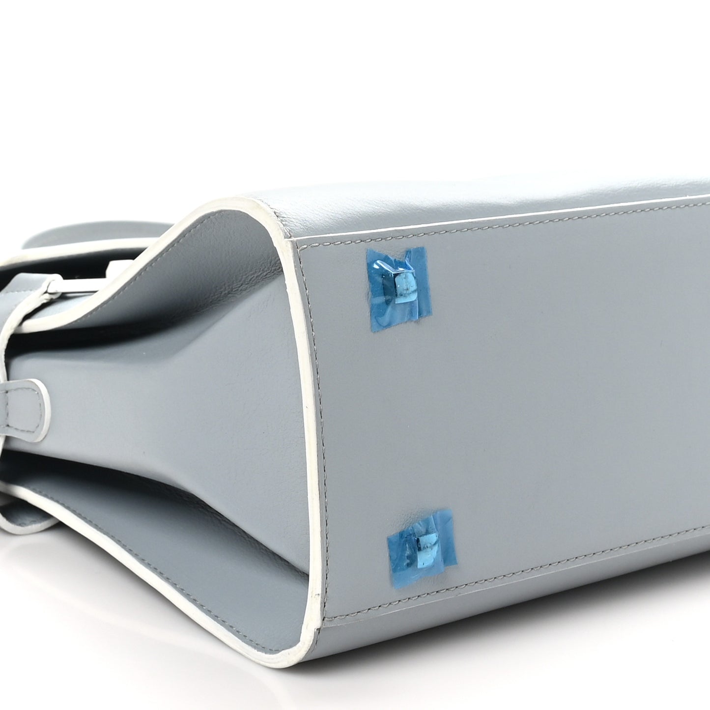 Calfskin GM Tempete Satchel Light Blue
