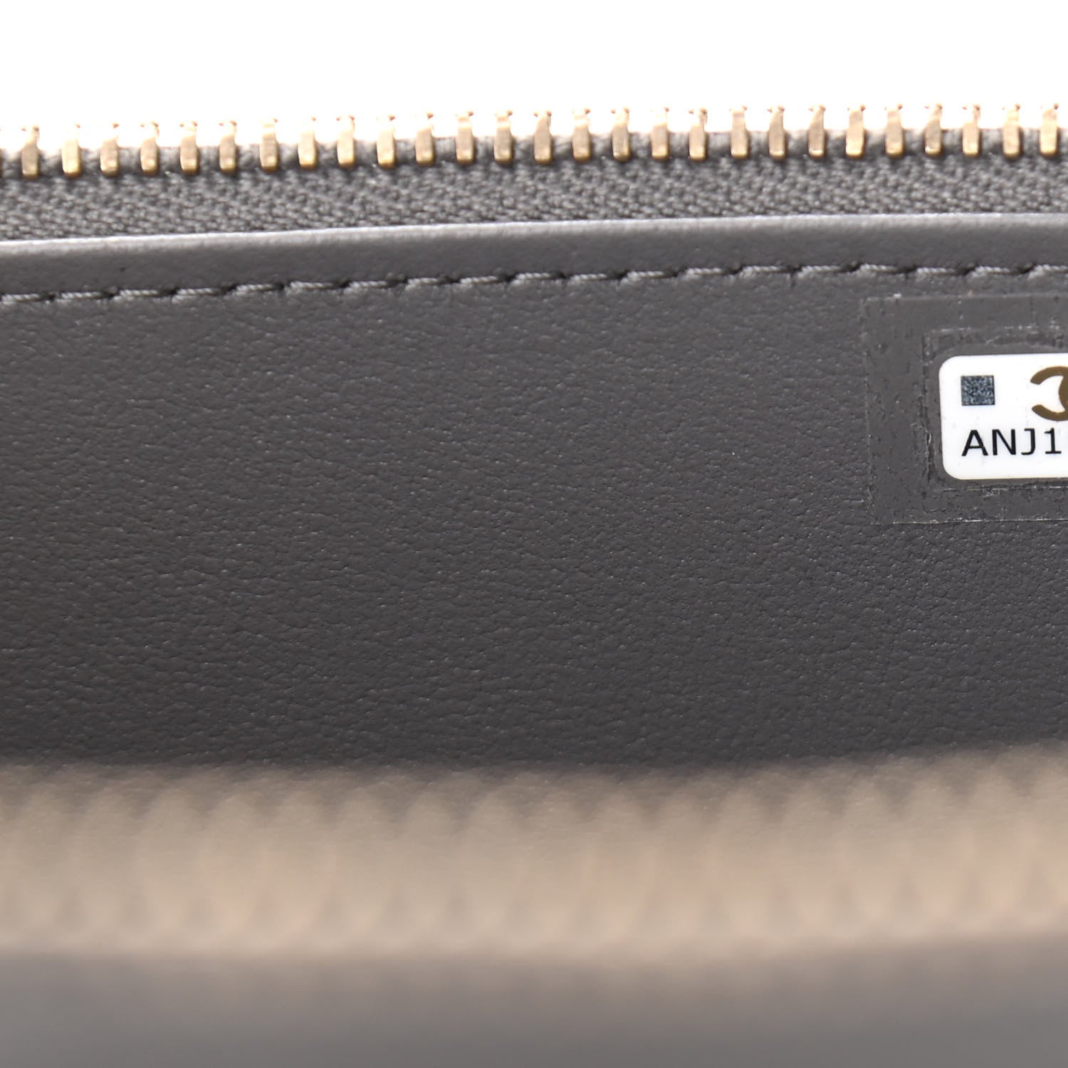 Chanel Lambskin Quilted Small Top Handle Vanity Case With Chain Dark Grey 8 of 12