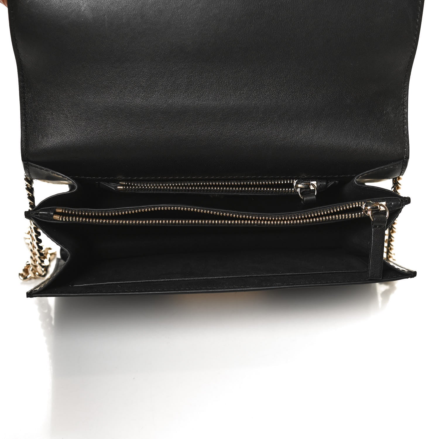 Versace Nappa Large Diamante Flap Black 4 of 13
