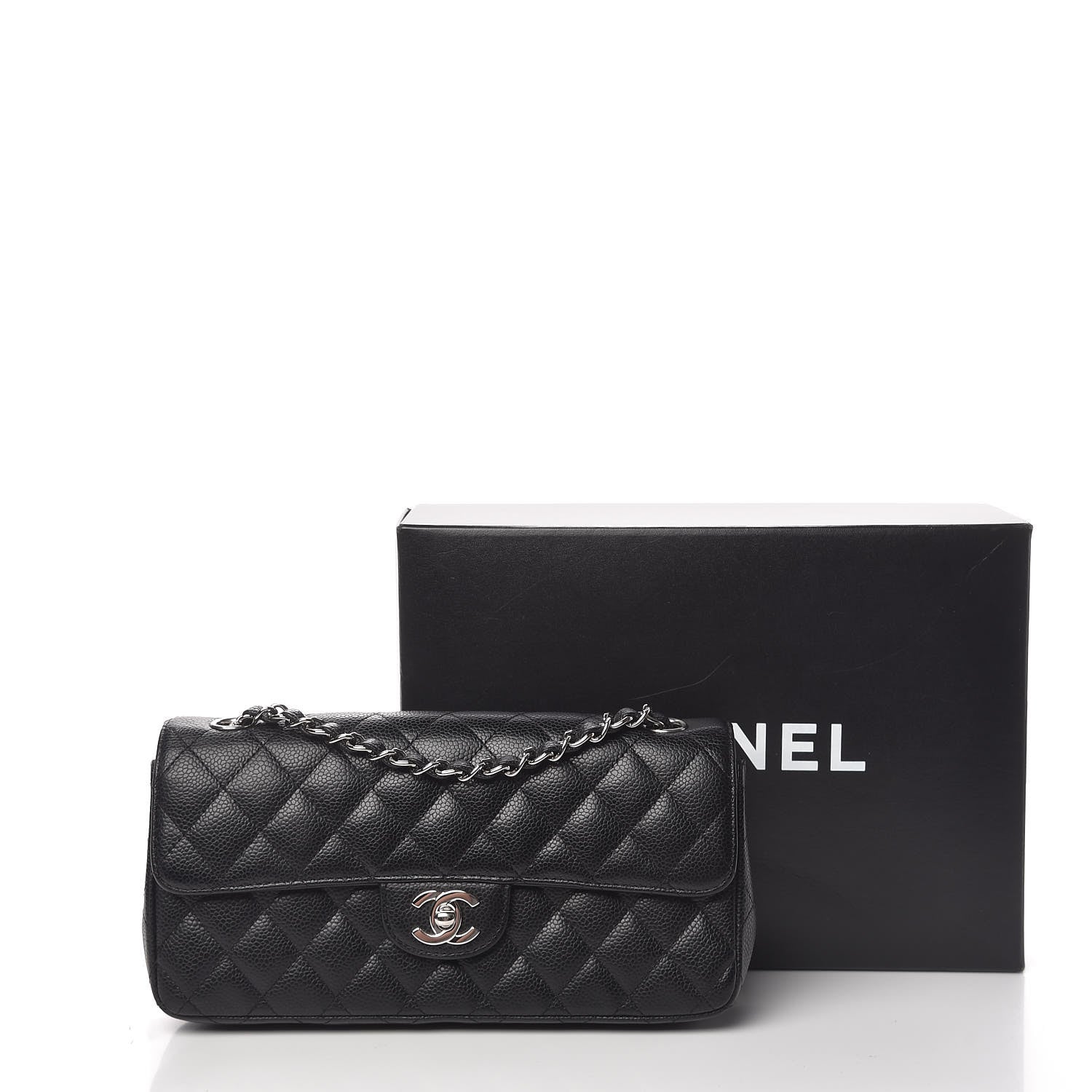 Chanel Caviar Quilted East West Flap Black 11 of 11