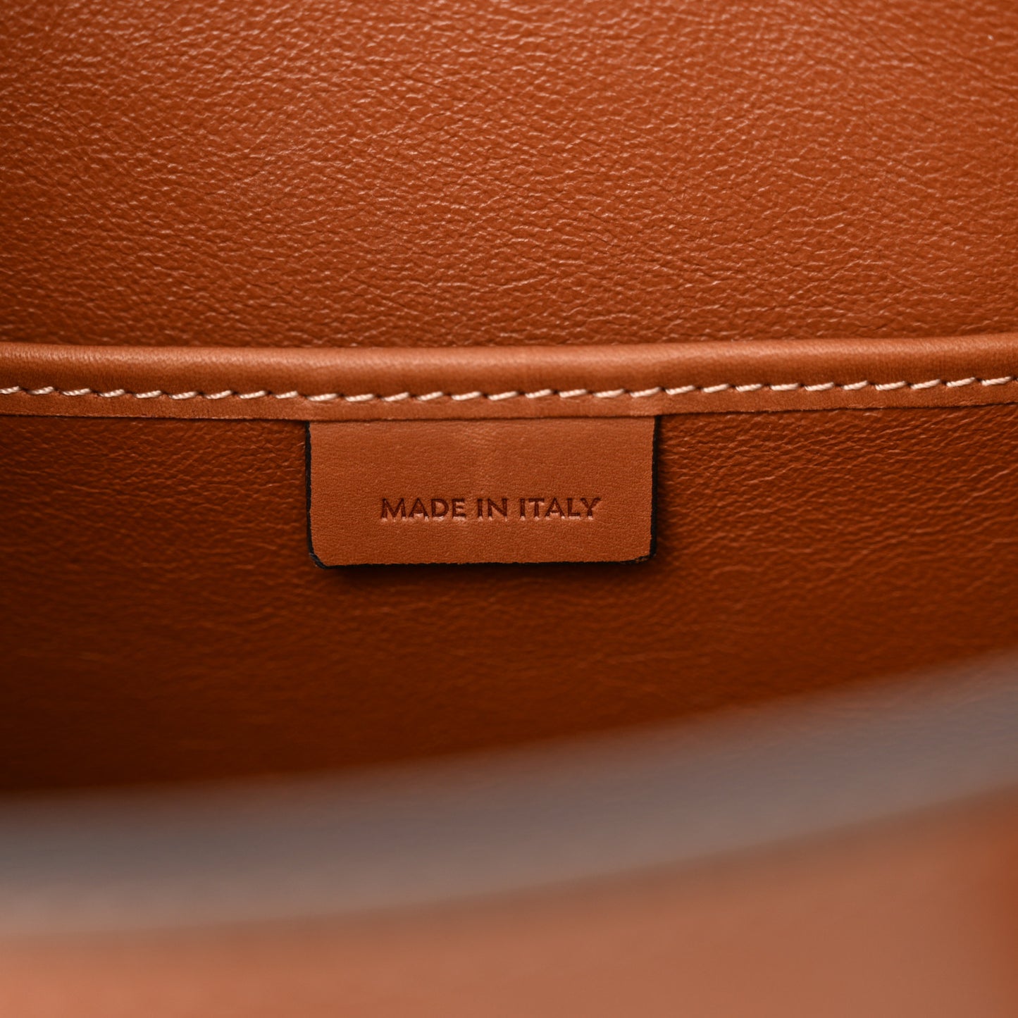 Textile Smooth Calfskin Nano Luggage Tan White