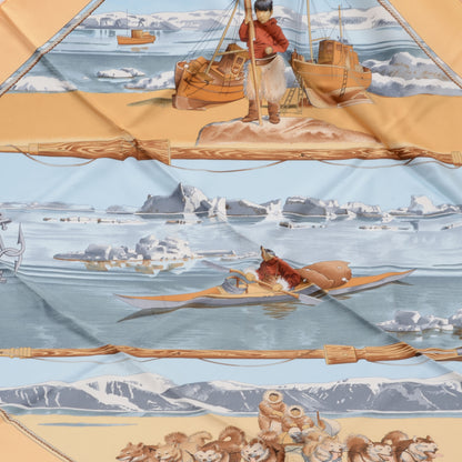 Hermes Silk Gronland Scarf 90 7 of 10