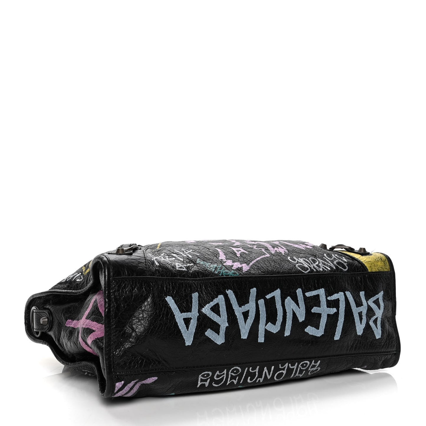 Agneau Graffiti All Over Classic Hardware City Black Multicolor