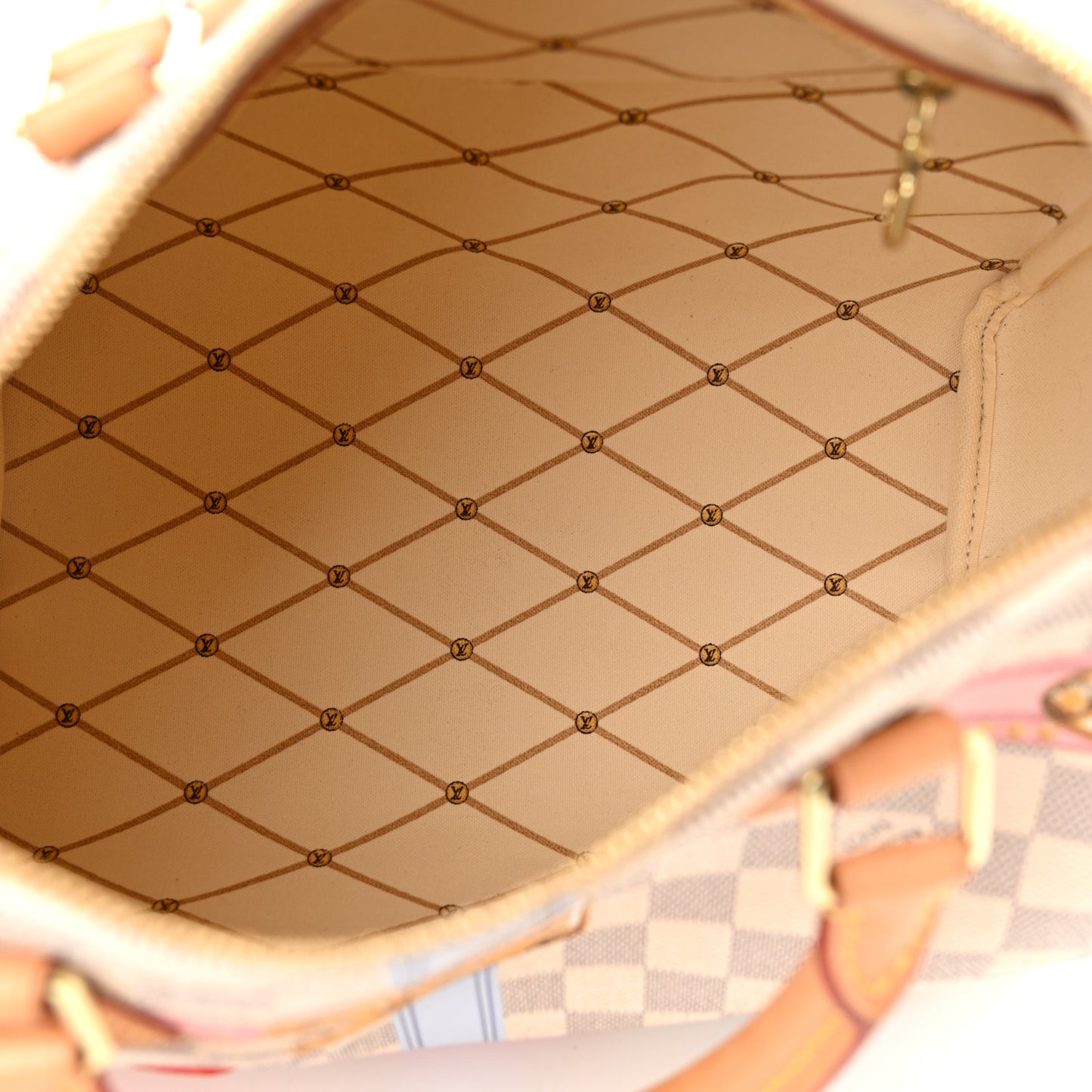Damier Azur Summer Trunks Speedy Bandouliere 30