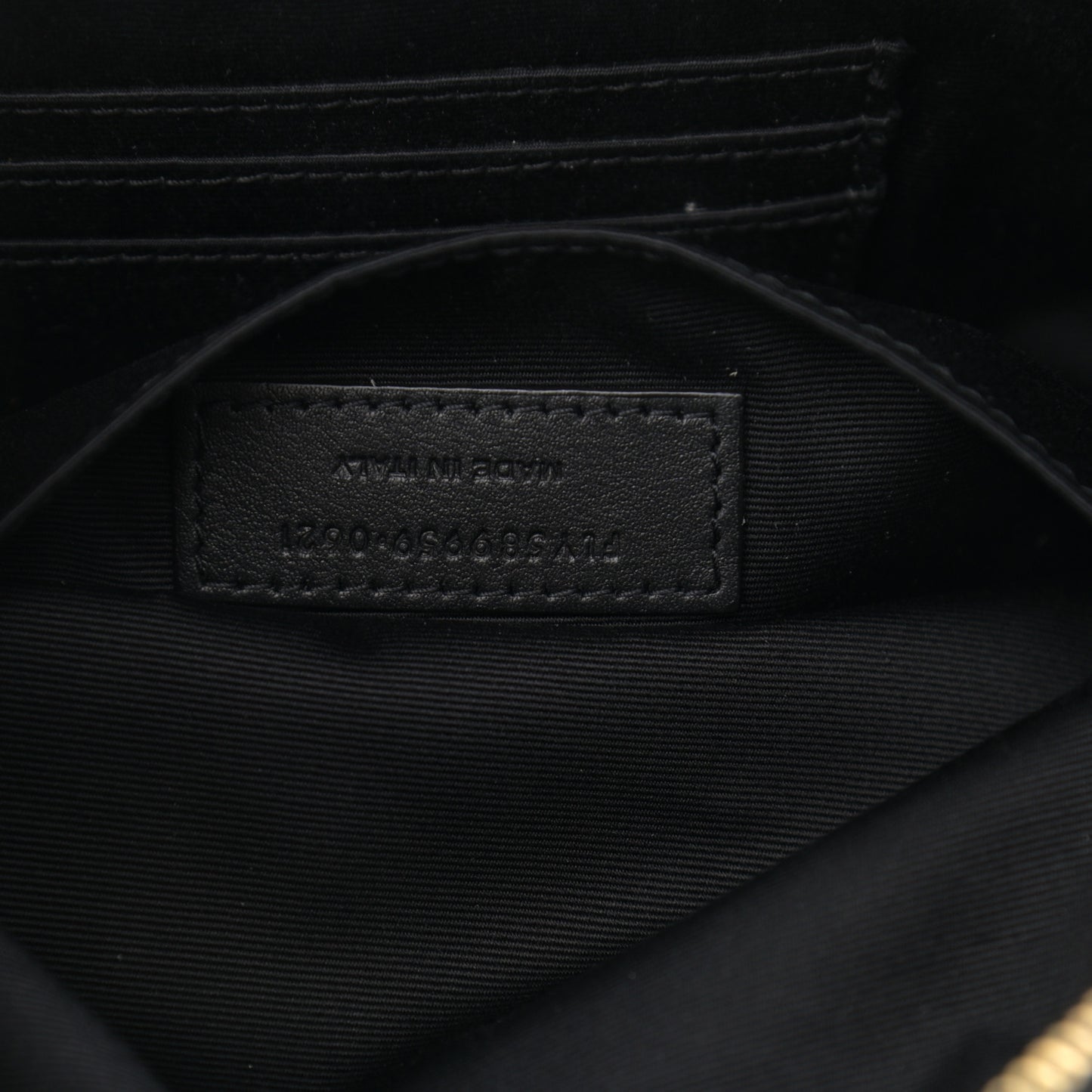 Grain De Poudre Monogram Belt Bag Black