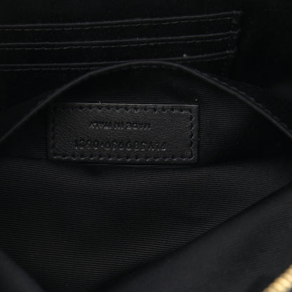 Saint Laurent Grain De Poudre Monogram Belt Bag Black 7 of 11