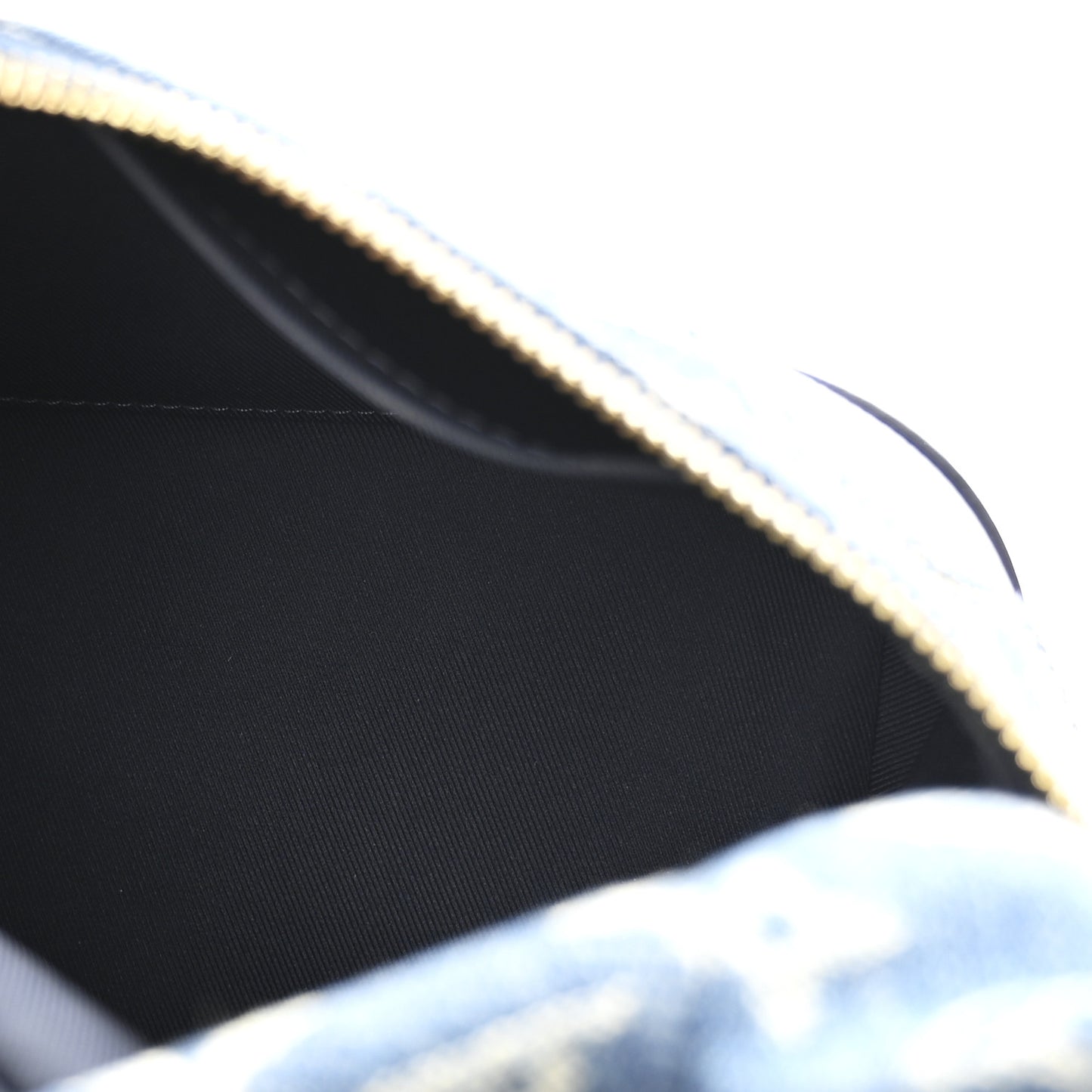 X NIGO Taurillon Monogram Denim Japanese Cruiser Blue