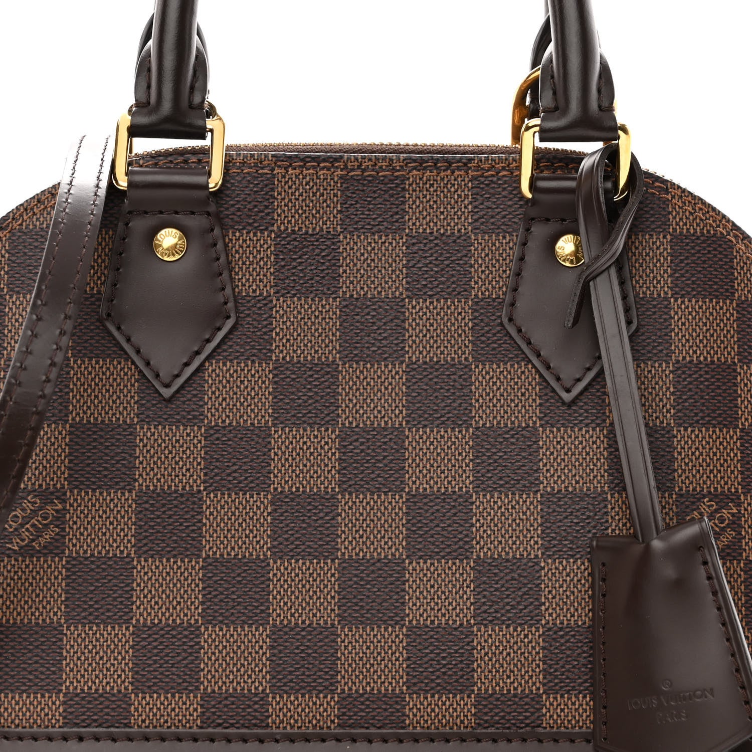 Louis Vuitton Damier Ebene Alma BB 7 of 9