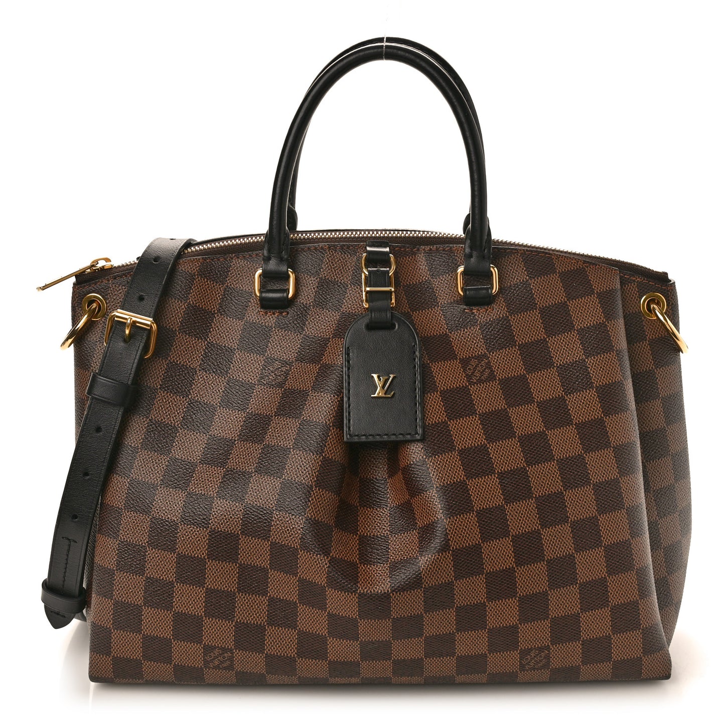 Damier Ebene Odeon Tote MM Black