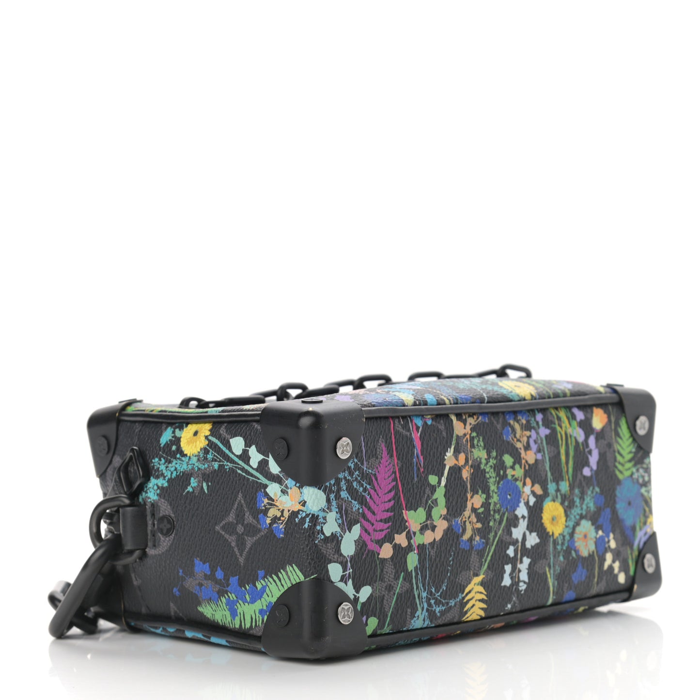 Monogram Eclipse Flower Print Mini Soft Trunk