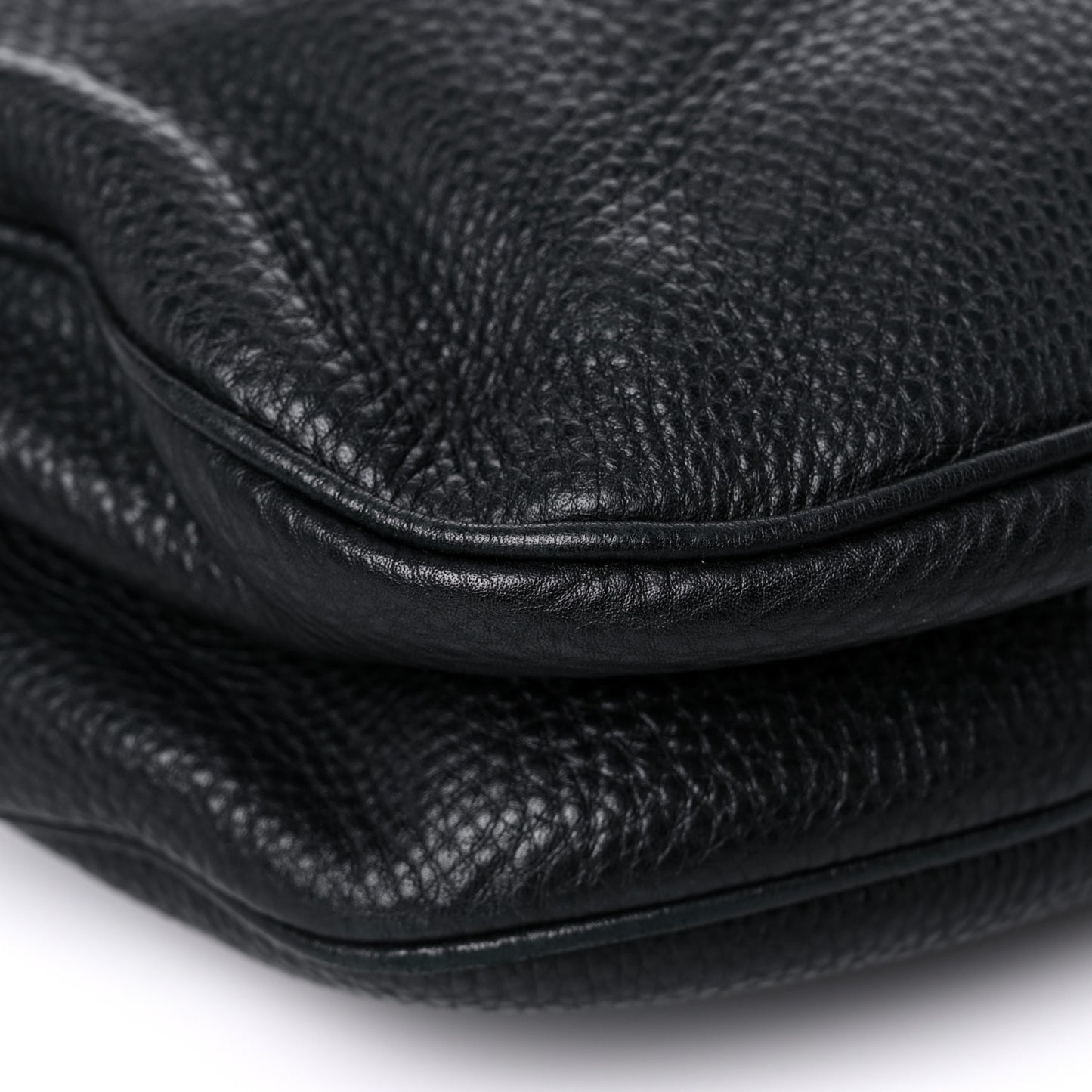 Vitello Daino Sacca Hobo Black