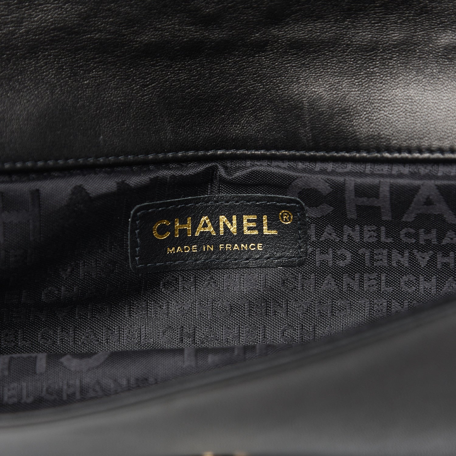 Chanel Lambskin Chain Clutch Black 5 of 11