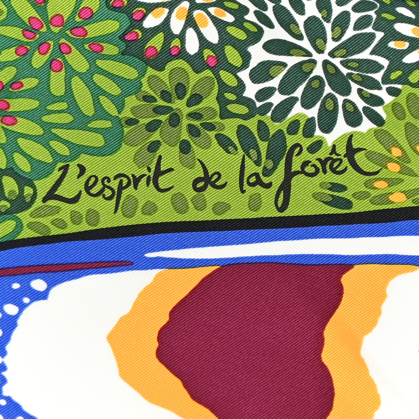 Silk L'Esprit de la Foret Scarf 90