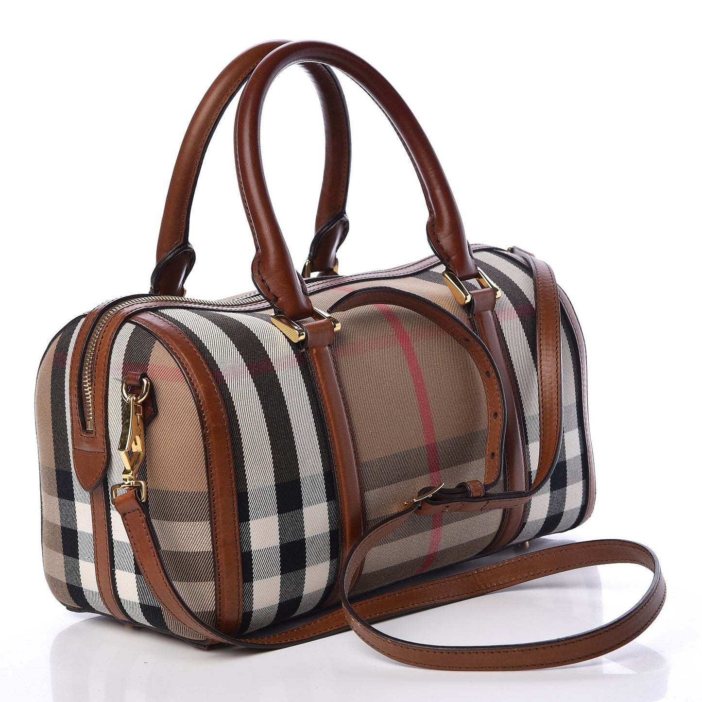 House Check Medium Alchester Bowling Bag Tan