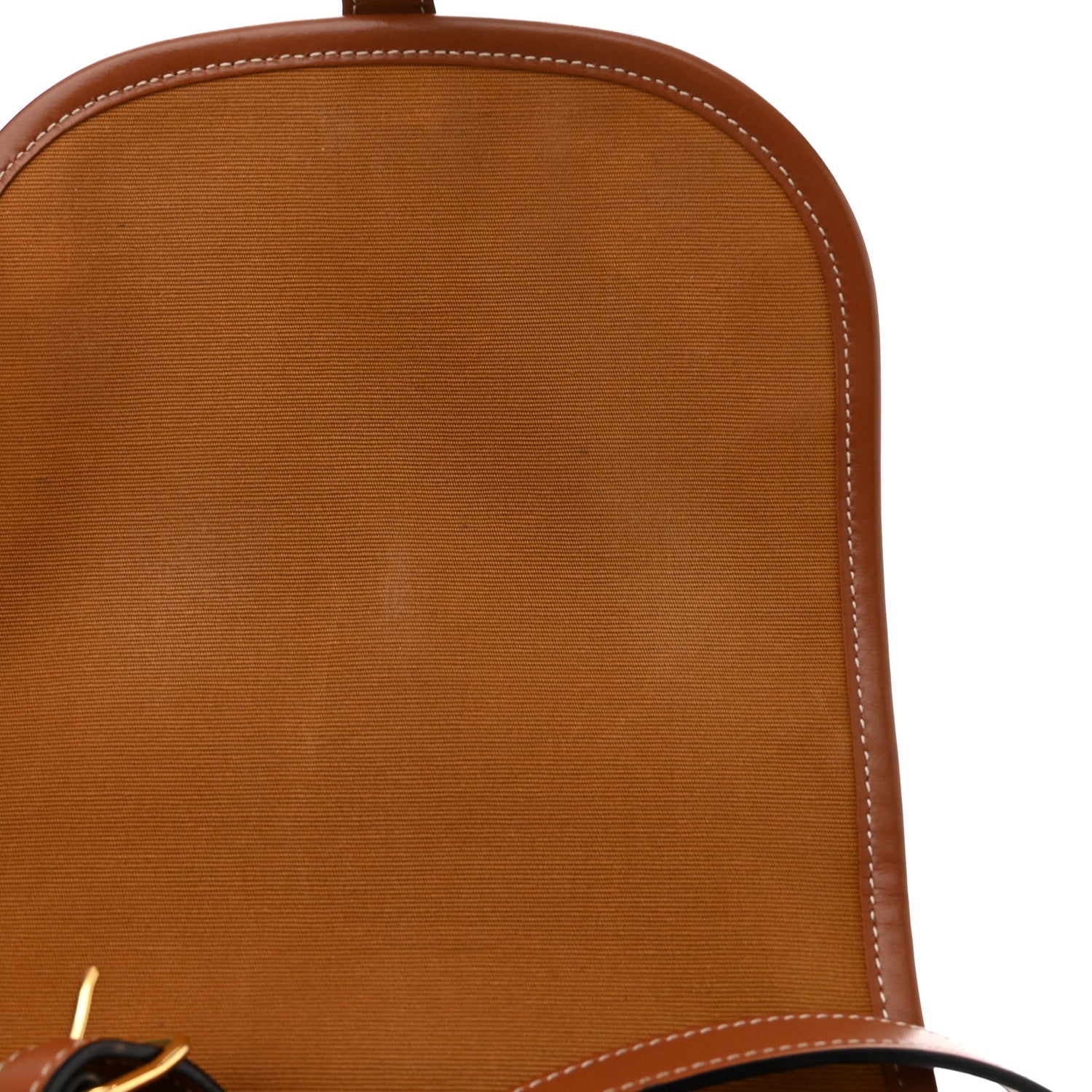 Celine Triomphe Canvas Medium Folco Bag Tan 9 of 9