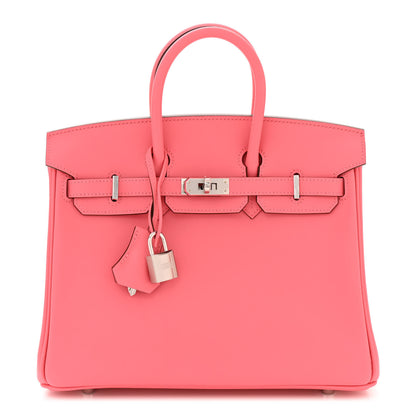 Hermes Swift Birkin 25 Rose Azalee 1 of 10