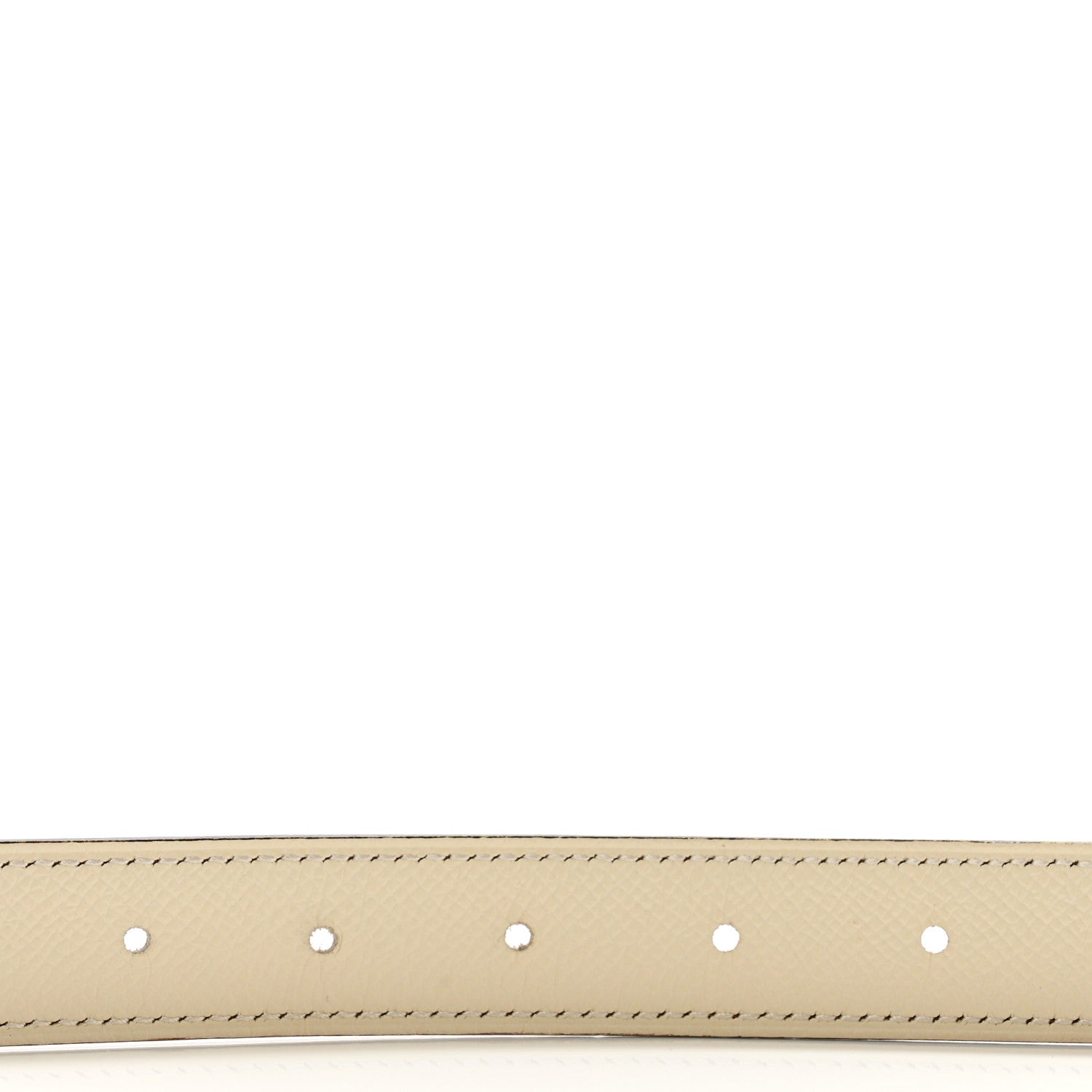 Hermes Swift Epsom 24mm Belt Strap 80 32 Craie Biscuit 3 of 6