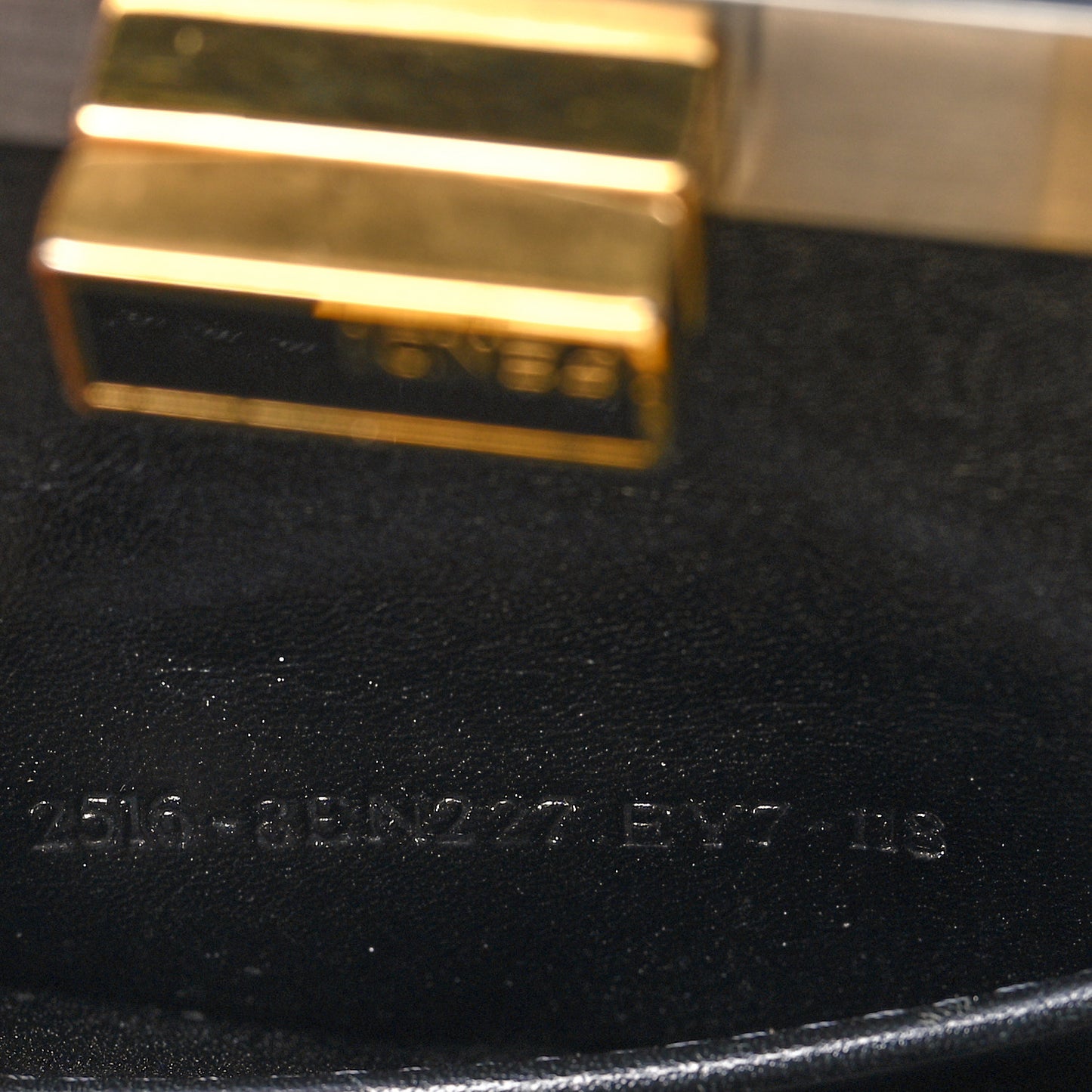 Vitello Saddle Mini Peekaboo Iconic Satchel Black