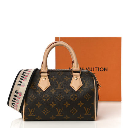 Louis Vuitton Monogram Speedy Bandouliere 20 Black 10 of 10