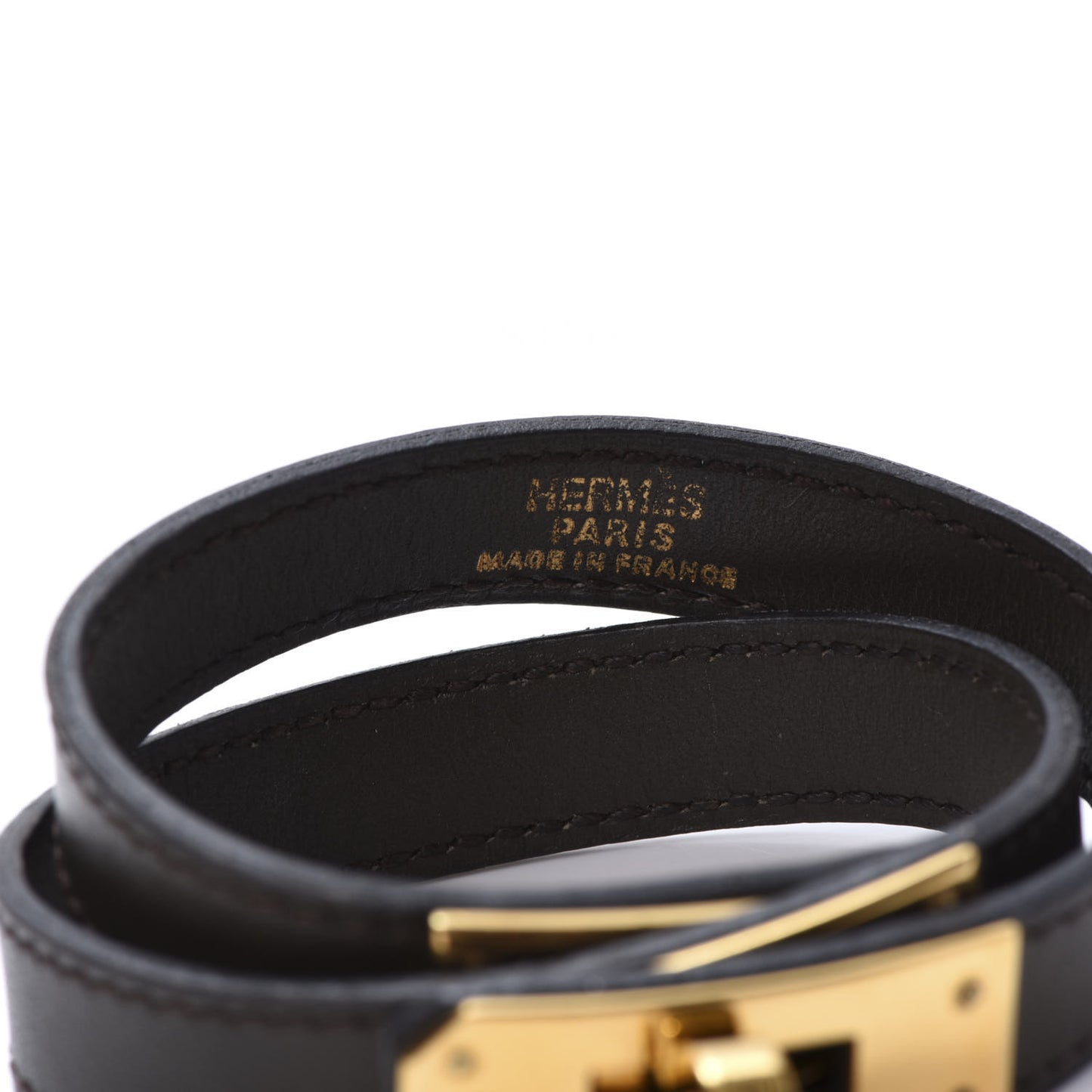 Swift Kelly Double Tour Bracelet Chocolate