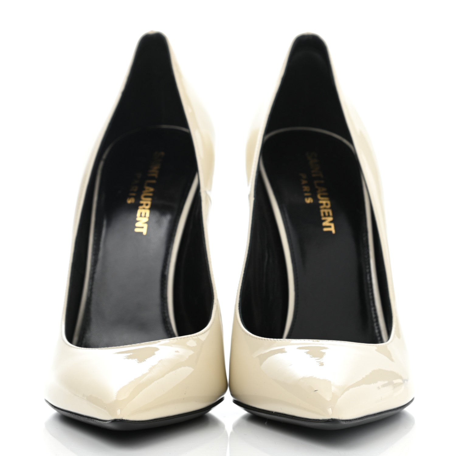 Saint Laurent Patent Opyum 100 Pumps 38.5 Neutro 2 of 12